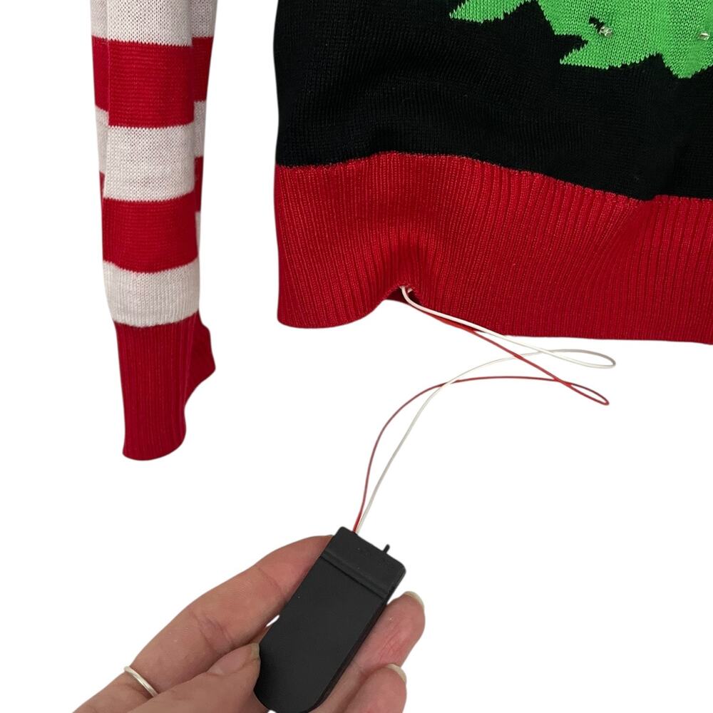 Tipsy Elves LED Light Up Get Lit Ugly Holiday Chr… - image 7